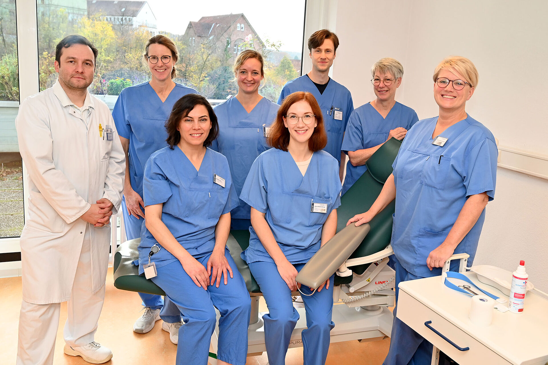 Das Team des Blutspendedienstes.