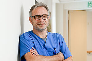 Dr. med. Holger Kronsbein, Leitender Oberarzt der Klinik für Innere Medizin und Gastroenterologie am EvKB