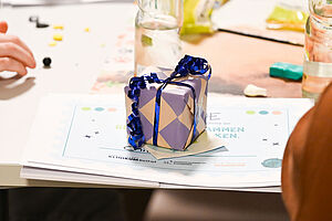 Geschenk zum feierlichen Abschluss