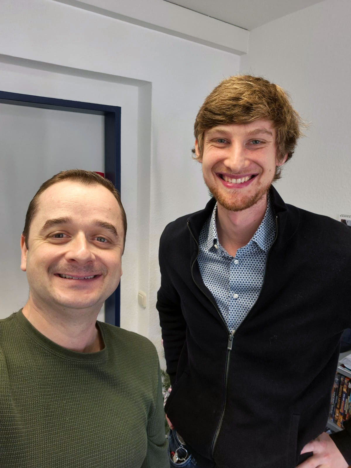 Selfie Philipp Katzmann und Julian Neugebauer.