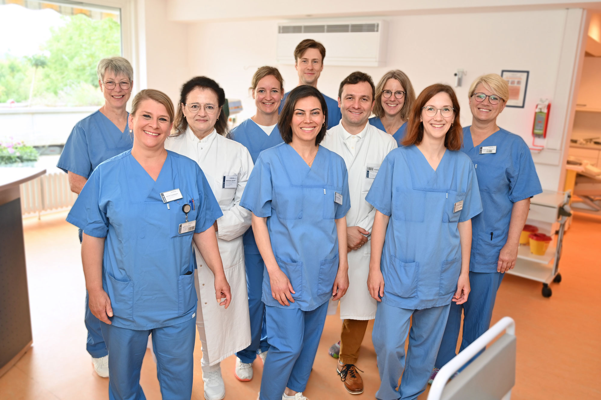 Das Team des Blutspendedienstes.
